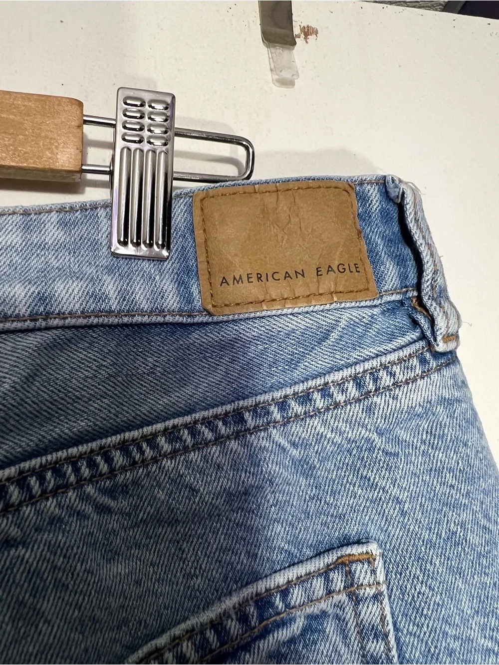 American Eagle Outfitters Light Blue baggy mom short size 12